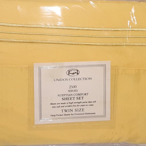 Twin Bed Sheets Set - 3 Piece Set - Choice of Colors - Picture 9 of 11